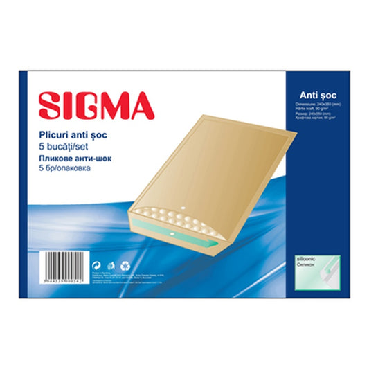 SIGMA Plic Antisoc 240 x 350 Mm 5 bucati