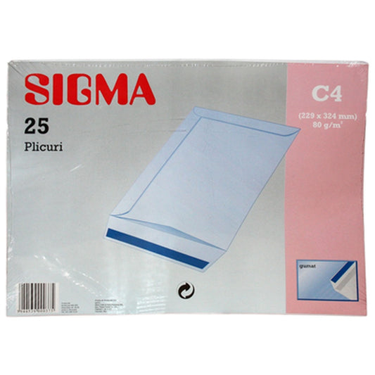 SIGMA Plic C4 Gumat 80/90G, 25 bucati