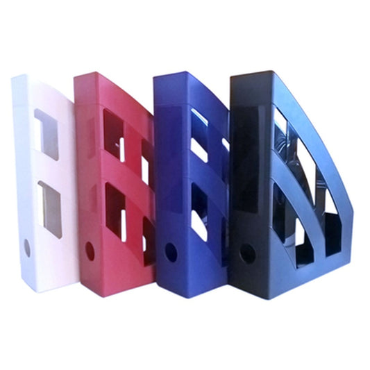 SIGMA Suport Documente Vertical din Plastic Negru