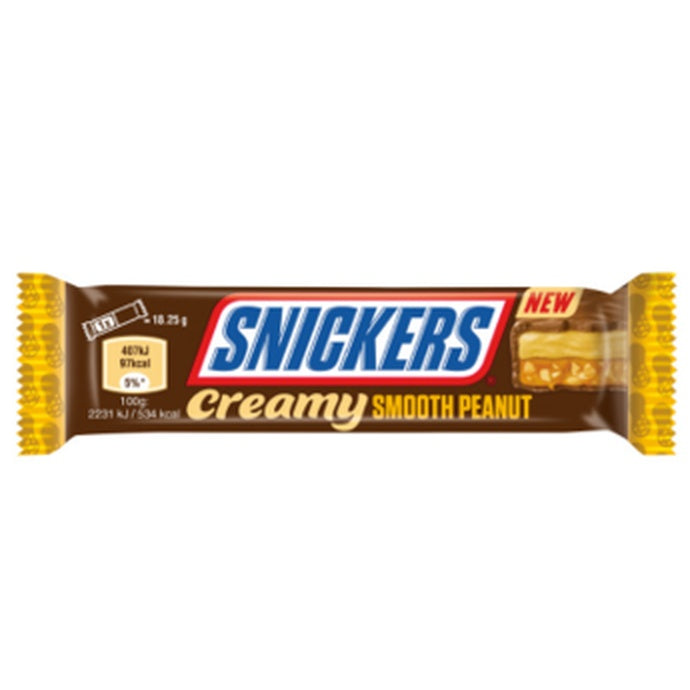 SNICKERS Baton Ciocolata Crema Alune 36,5 g