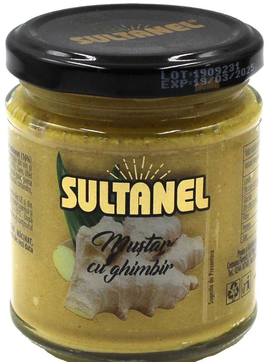 SULTANEL Mustar cu Ghimbir 190 g - WALTI
