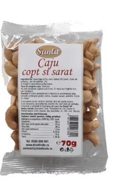 SUNLIT Caju Copt si Sarat 70 g - WALTI