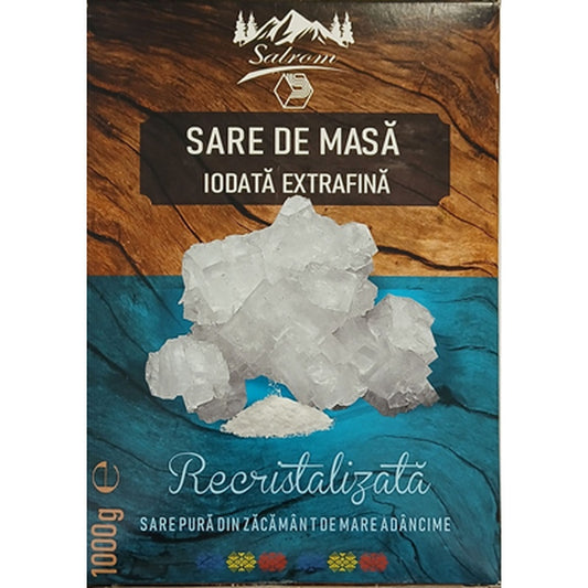 Salrom Sare Iodata Recristalizata 1 Kg