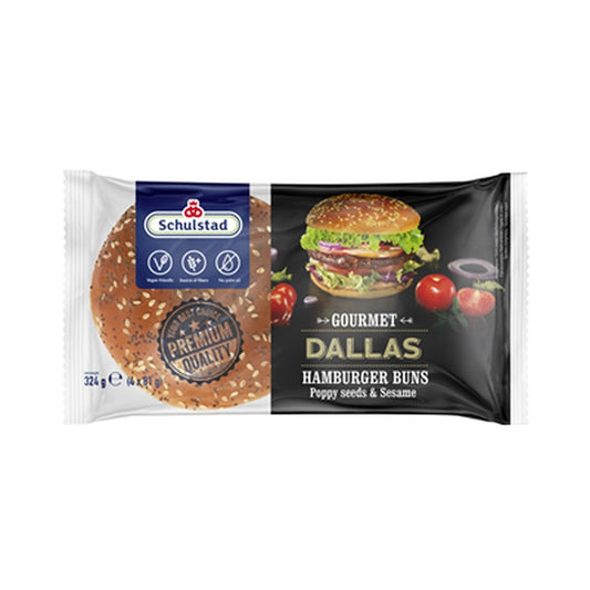 Schulstad Chifle Hamburger Gourmet Dallas 4 x 81 g