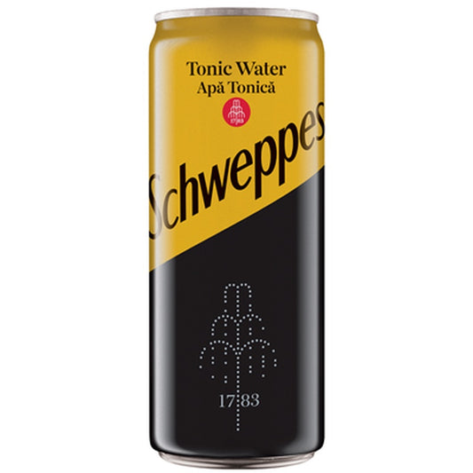Schweppes Apa Tonica Bautura Racoritoare Carbogazoasa Doza SGR 0,33 L