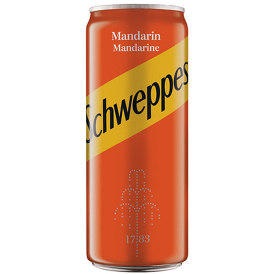 Schweppes Mandarin Bautura Racoritoare Carbogazoasa Doza SGR 0,33 L