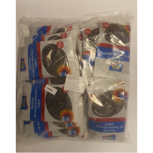 Seminte de Floarea Soarelui Negre Sarate 20 x 50 g