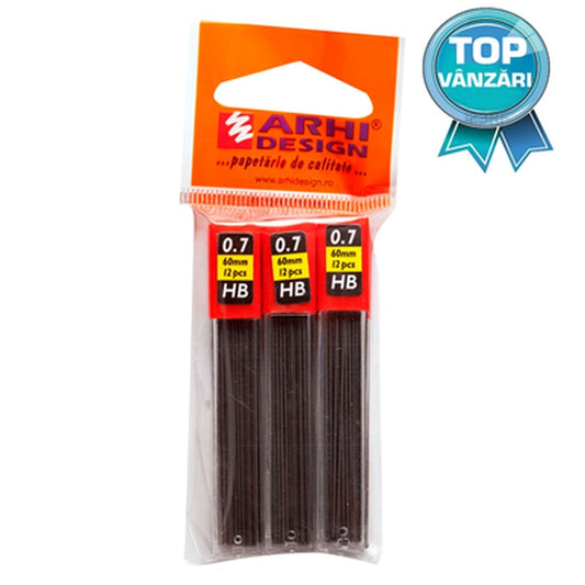 Set 6 Mine Hb Creion Mecanic 0,7 mm