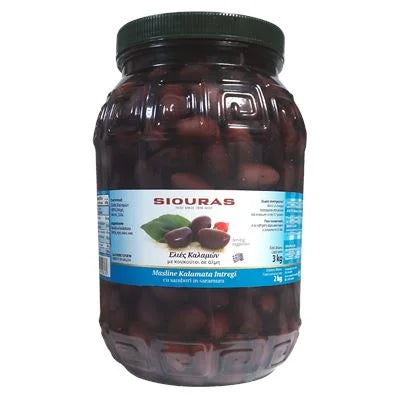 SIOURAS Masline Kalamata Calibru 181-200 2 Kg - WALTI