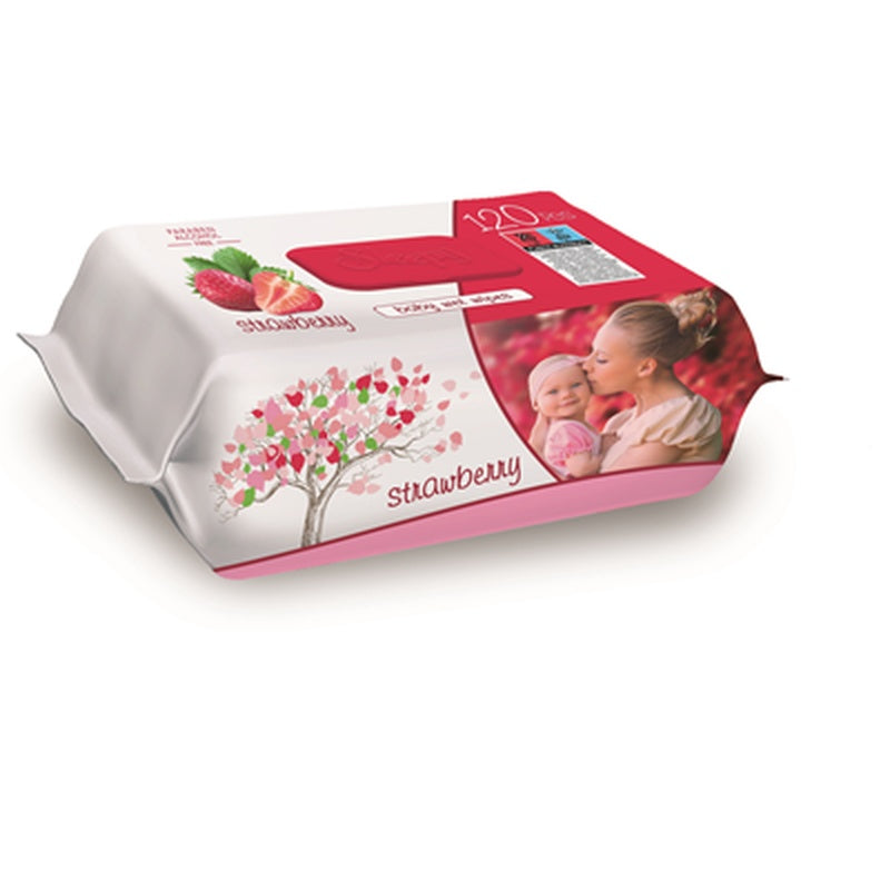 Sleepy Baby 120 Servetele Umede Capsuni