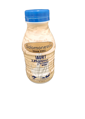 Solomonescu Iaurt Lapte Vaca cu Fermenti Bifidus 2,8% 330 g