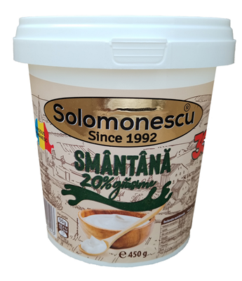 Solomonescu Smantana 20% 450 g