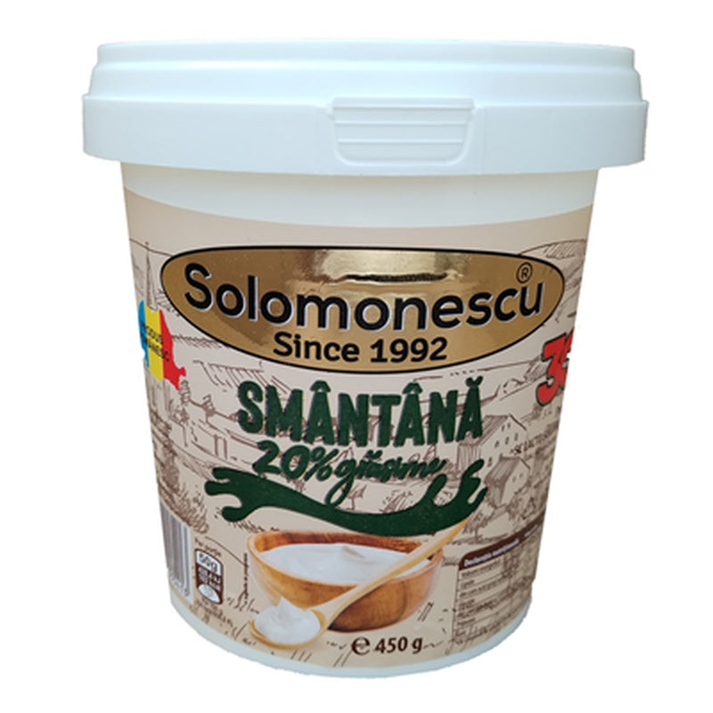 Solomonescu Smantana 20% 450 g