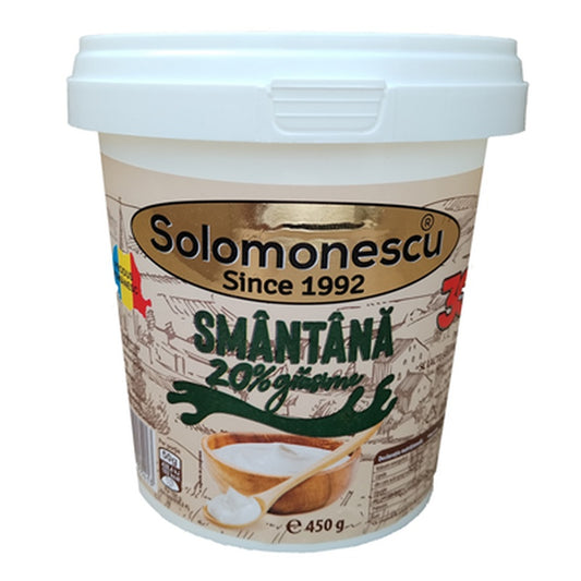 Solomonescu Smantana 20% 450 g