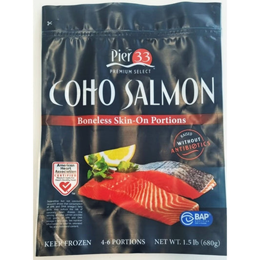 Somon Salbatic Coho Portionat Calibru 110 / 170 680 g ❄