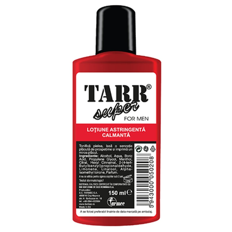 TARR Super for Men Lotiune Astringenta Calmanta 150 ml