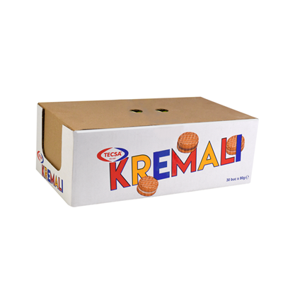 TECSA Kremali Biscuiti cu Crema de Cacao 80 g - WALTI