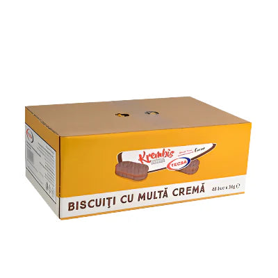 TECSA Krembis EXTRA Biscuiti Cacao cu Crema de Cacao 36 g - WALTI