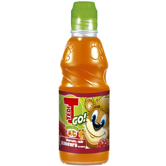 TEDI GO! Suc de Morcov Mar si Zmeura SGR  0,3 L