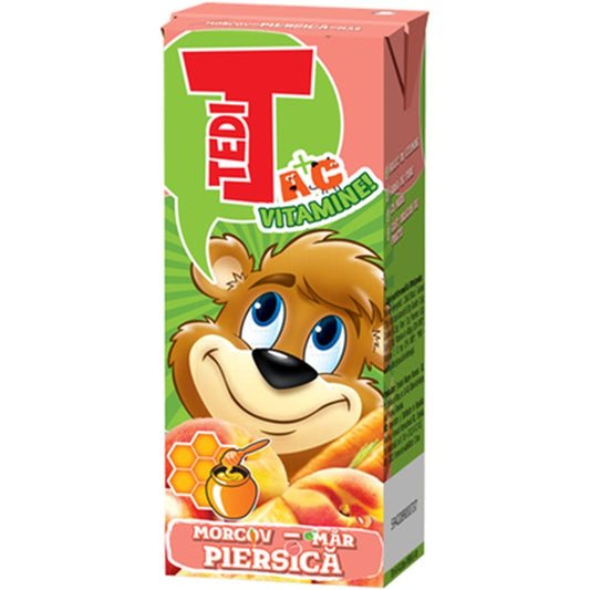 TEDI Suc Piersica-Morcov-Mar 0,2 L