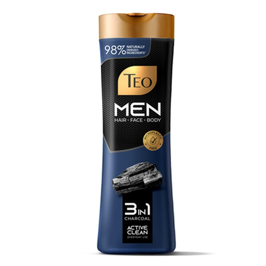 TEO Men Sampon 3in1 Carbune 350 ml