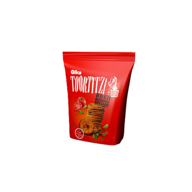 TOORTITZI Snack cu Rosii, Busuioc si Oregano 80 g