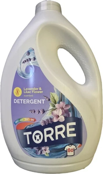 TORRE Detergent Rufe Gel Lavanda si Liliac 3,6 L - WALTI