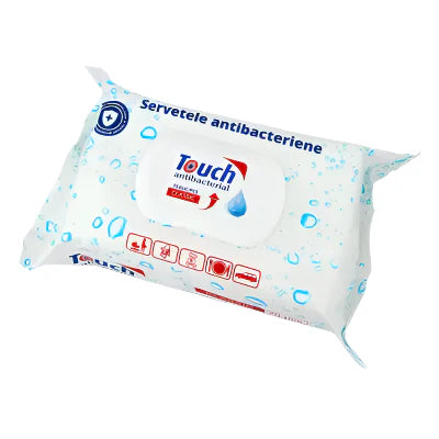 TOUCH Servetele Umede Antibacteriene 70 bucati - WALTI
