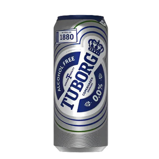 TUBORG Bere Blonda Fara Alcool Doza SGR  0,5 L