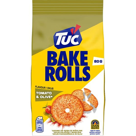 TUC Bake Rolls Rosii & Masline & Oregano 80 g