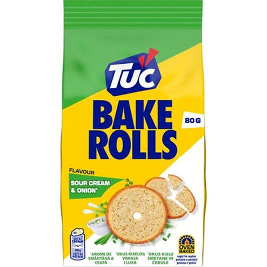 TUC Bake Rolls Smantana si Ceapa 80 g