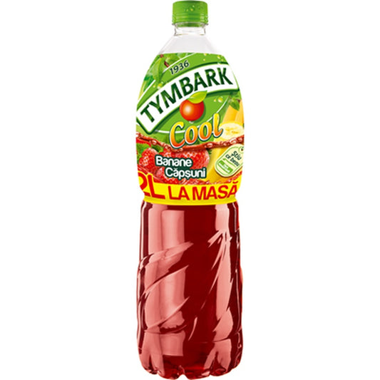 TYMBARK COOL Bautura Racoritoare cu Aroma de Banane si Capsuni SGR 2 L