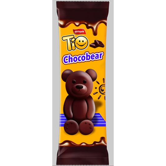 TiO Chocobear Prajitura Ursulet cu Glazura de Ciocolata 45 g
