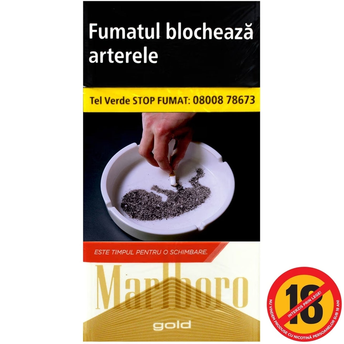 Tigari Marlboro Gold 100s