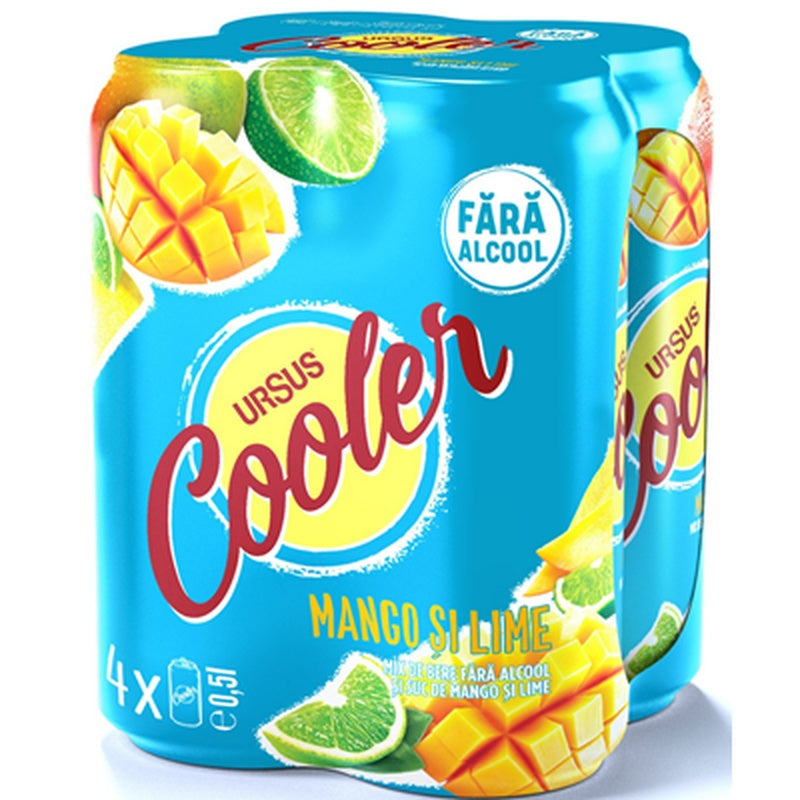 URSUS Cooler Mango 0% SGR 4 x 0,5 L