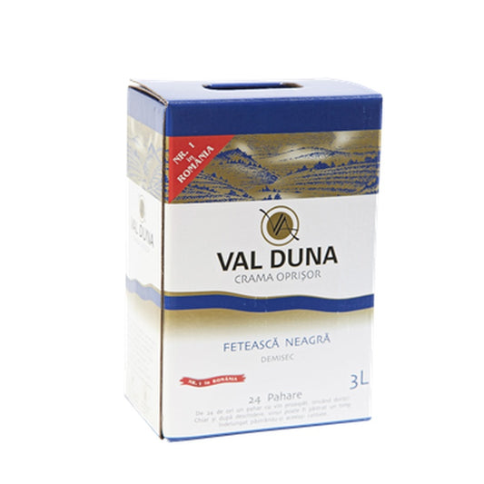 VAL DUNA Crama Oprisor Feteasca Neagra Vin Rosu Sec 3 L