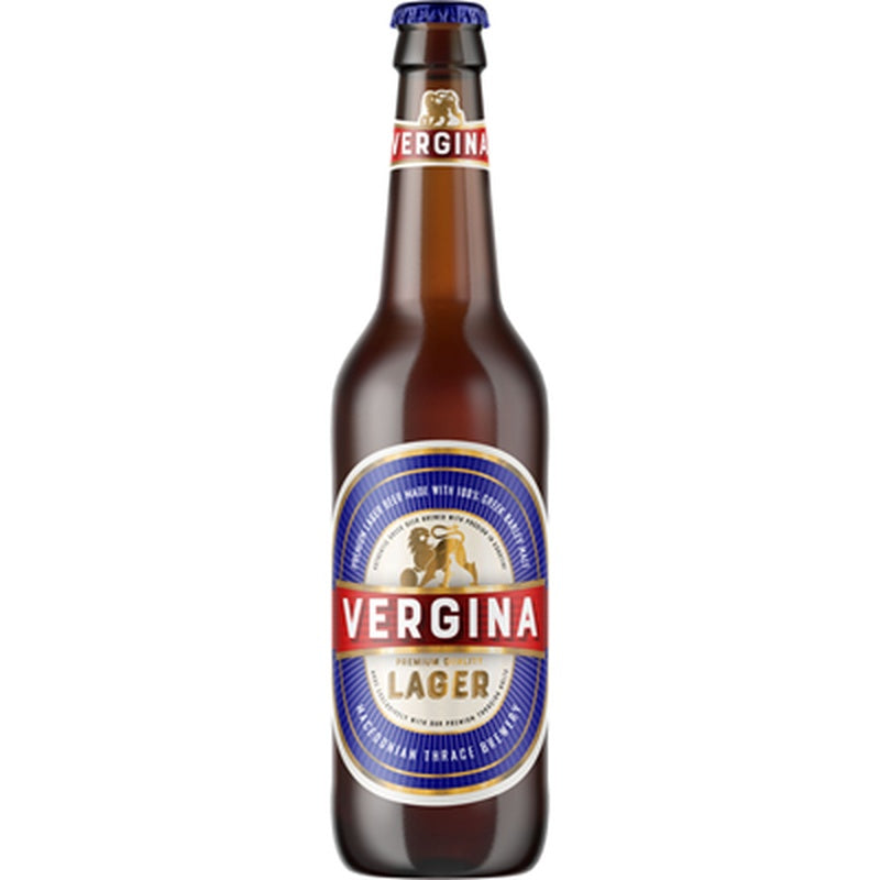 VERGINA Bere Lager Sticla SGR 0,33 L