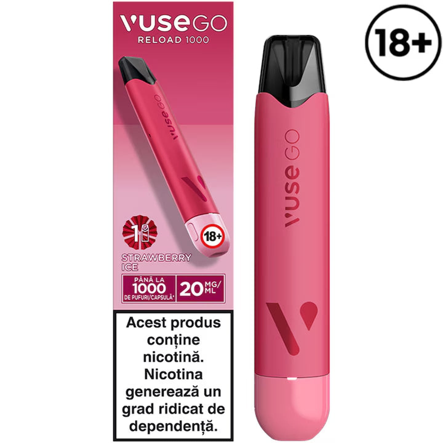 VUSE GO Reload 1000 PEN Strawberry Ice 20 mg/ml