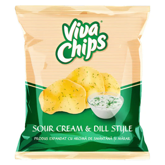 Viva Chips Smantana & Marar 24 x 50 g - WALTI