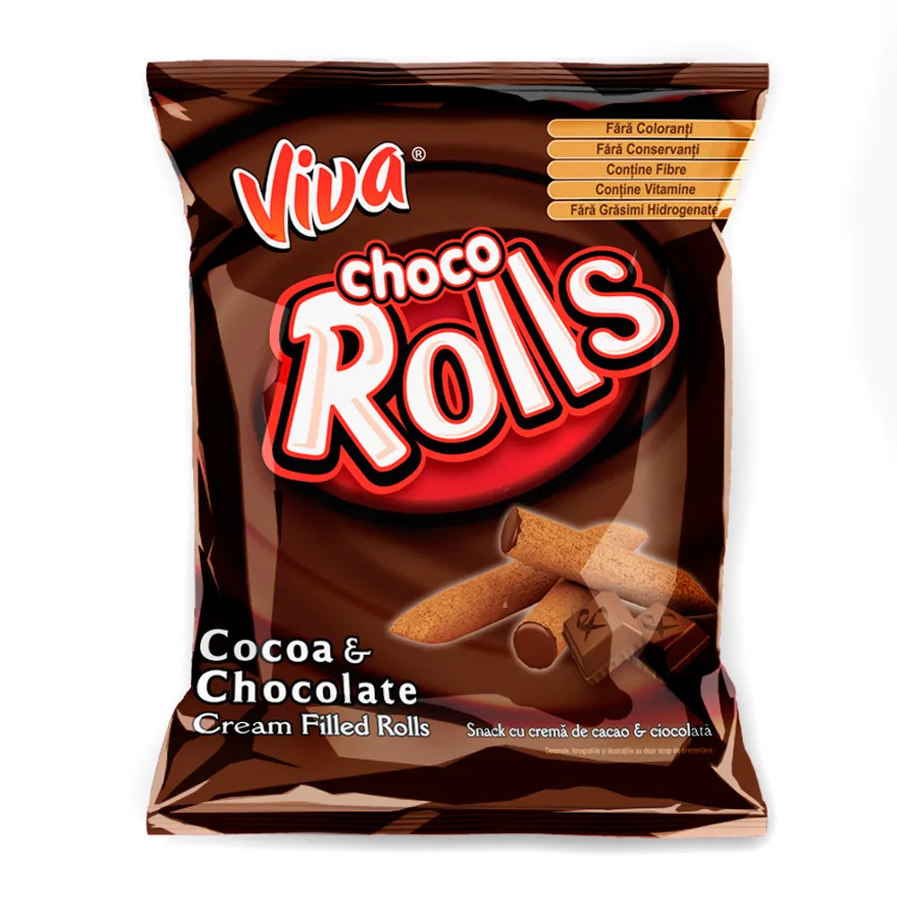 Viva Rolls Ciocolata 100 g - WALTI