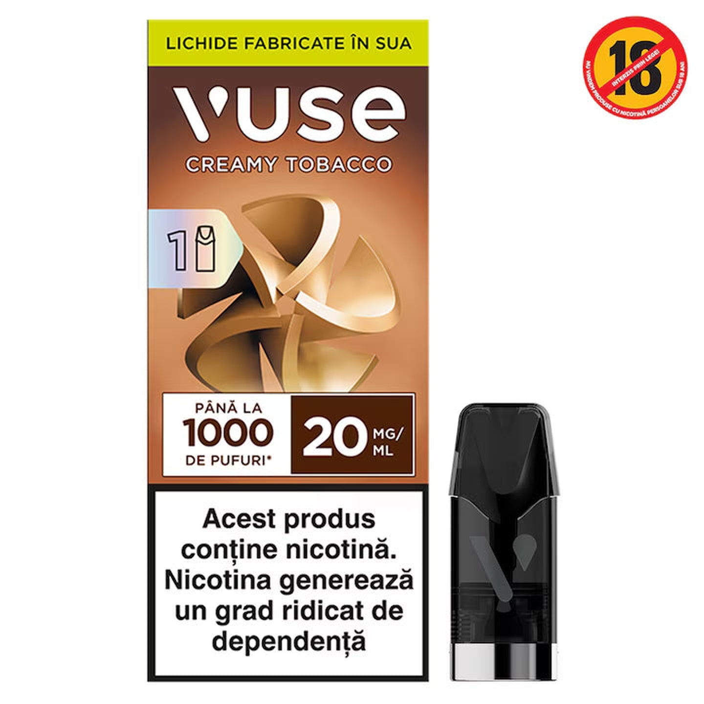 Vuse 1 pod Capsule Creamy Tobacco 20 mg/ml