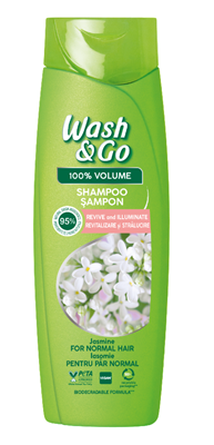WASH & GO Sampon cu Extract de Iasomie 360 ml