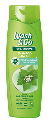 WASH & GO Sampon cu Extract de Urzica 360 ml