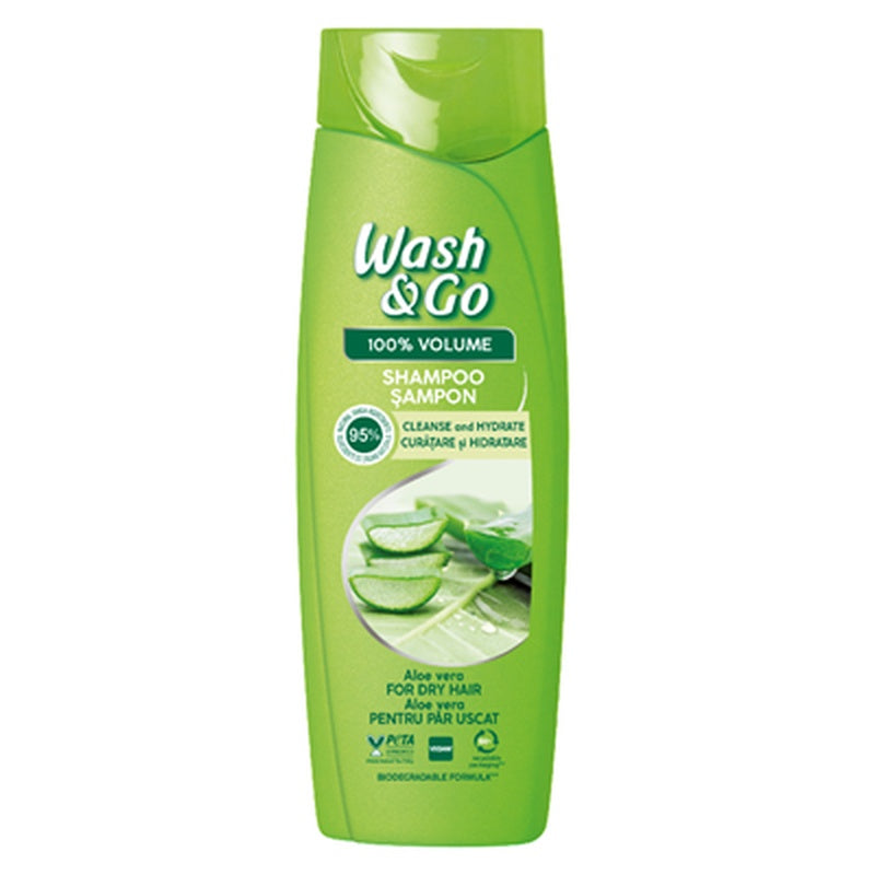 WASH & GO Sampon cu Extract de Aloe Vera 360 ml