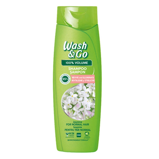 WASH & GO Sampon cu Extract de Iasomie 360 ml