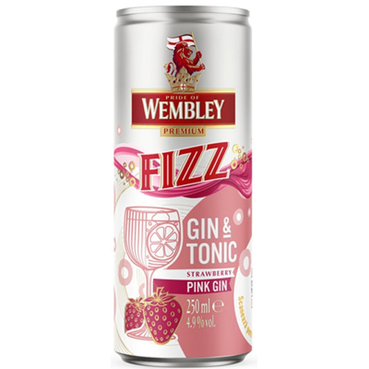 WEMBLEY Fizz Gin Tonic Pink 4,9% SGR 6 x 0,250 l