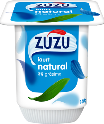 ZUZU Iaurt Natural 3% 140 g