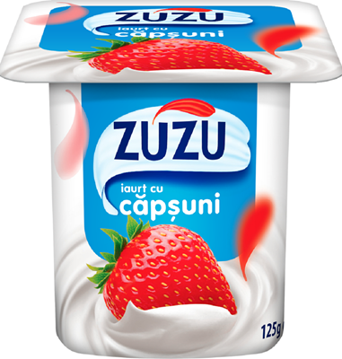 ZUZU Iaurt cu Capsuni 125 g
