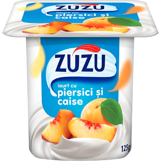 ZUZU Iaurt cu Piersici si Caise 125 g