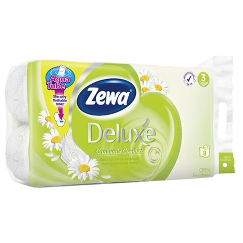 Zewa Deluxe Hartie Igienica Musetel 3 Straturi 8 bucati